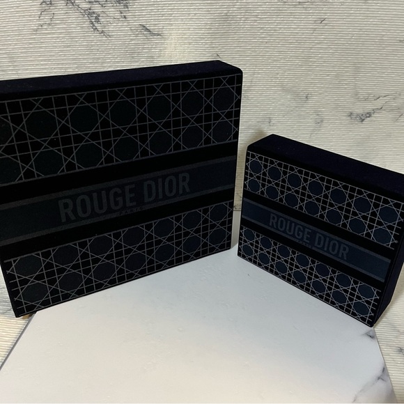 Rouge Dior Beauty Velvet Organizer Vanity Case / Jewelry Storage Box • Large - Picture 15 of 17